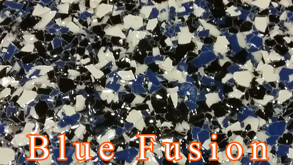 Blue Fusion Epoxy Flake system