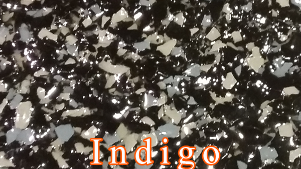 Indigo Fog Epoxy Flake system