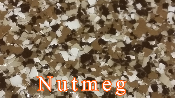 Nutmeg Epoxy Flake system