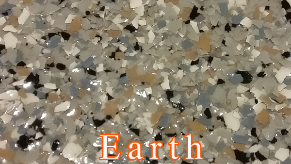 Earth Epoxy Flake system