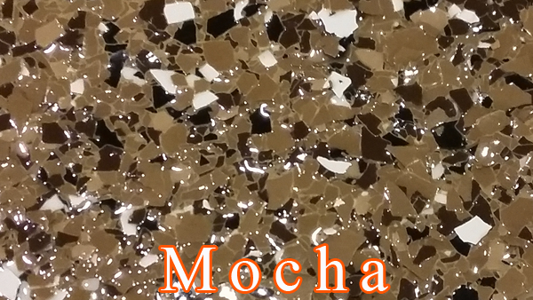 Mocha Epoxy Flake system
