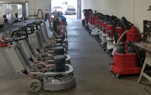 Diamond Grinding epoxy flooring